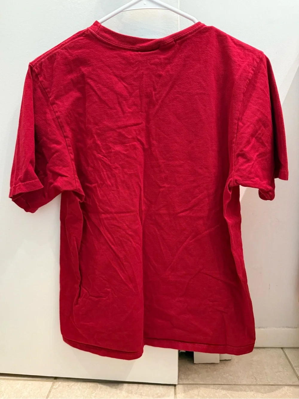 Adidas Red Miami Heat Graphic Tee